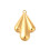 Pendentif triple feuille