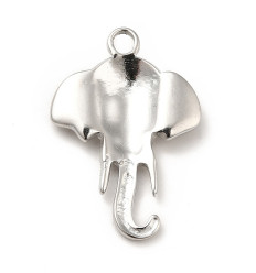 Pendentif oeil articulé + zircon vert