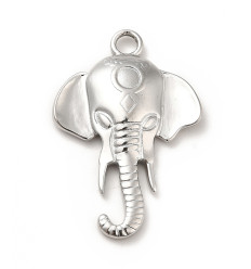Pendentif oeil articulé + zircon vert