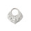 Pendentif cercle éventail