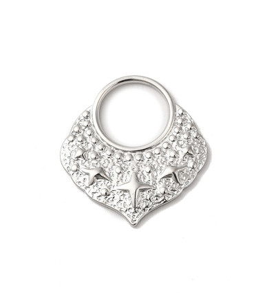 Pendentif cercle éventail