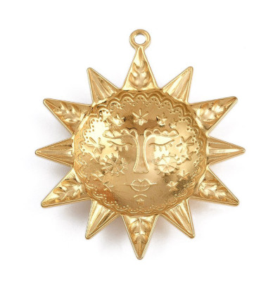 Pendentif grand soleil boule