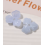 pendentif fleur pensée en acétate