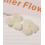pendentif fleur pensée en acétate