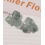 pendentif fleur pensée en acétate