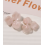 pendentif fleur pensée en acétate