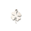 Pendentif oeil articulé + zircon vert