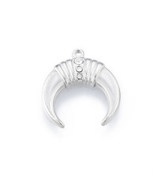 Pendentif pastille inoxydable poinçonnée