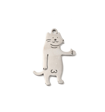 Pendentif chat marrant