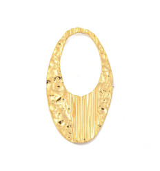 Pendentif oeil articulé + zircon vert