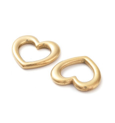 Pendentif coeur épais évidé
