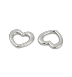 Pendentif coeur épais évidé