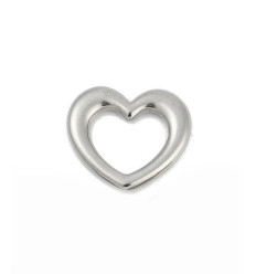 Pendentif coeur épais évidé