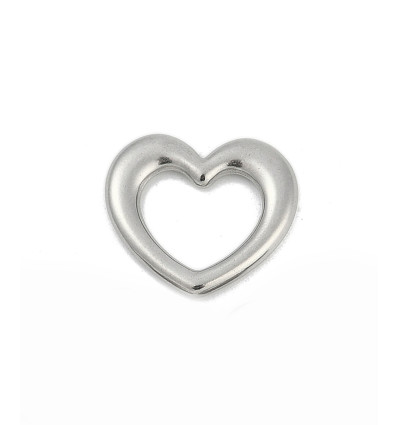 Pendentif coeur épais évidé