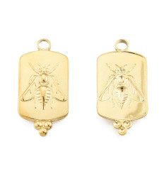Pendentif plaque abeille