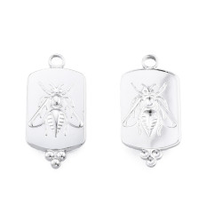 Pendentif plaque abeille