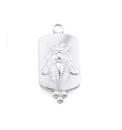 Pendentif plaque abeille