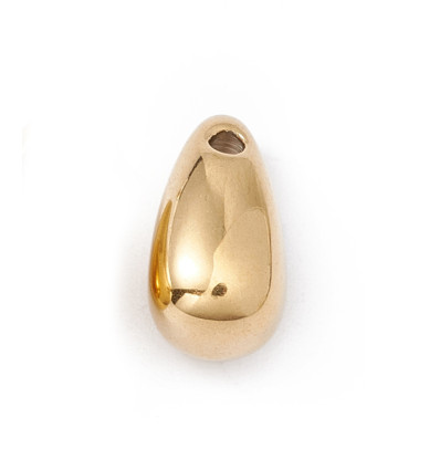 Pendentif oeil articulé + zircon vert