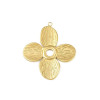 Pendentif oeil articulé + zircon vert
