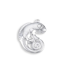 Pendentif pastille inoxydable poinçonnée