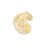 Pendentif pastille inoxydable poinçonnée