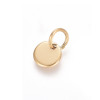 Pendentif pastille inoxydable poinçonnée