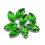 15mm - Strass à coudre - vert clair