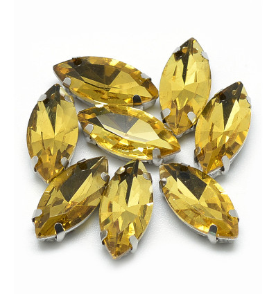 15mm - Strass à coudre - vert pomme