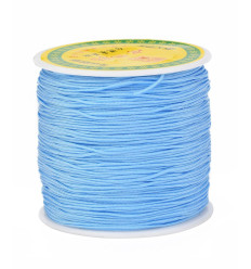 Fil de jade/nylon tressé - rose pâle