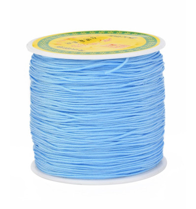 Fil de jade/nylon tressé - rose pâle