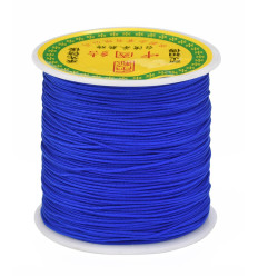 Fil de jade/nylon tressé - rose pâle