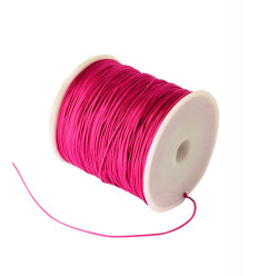 Fil de jade/nylon tressé - rose pâle
