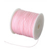 Fil de jade/nylon tressé - rose pâle