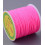 Fil de jade/nylon tressé - rose fluo clair