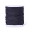 Fil de jade/nylon tressé - noir