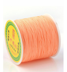 Fil de jade/nylon tressé - rose pâle