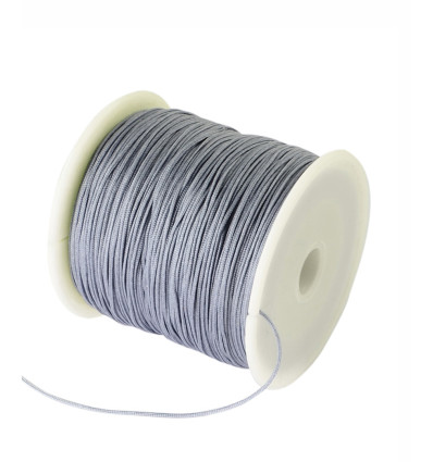 Fil de jade/nylon tressé - rose pâle