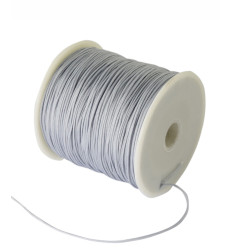Fil de jade/nylon tressé - rose pâle