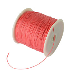 Fil de jade/nylon tressé - rose pâle