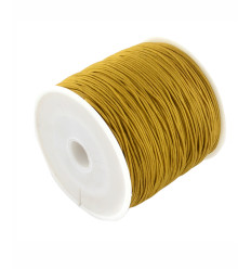 Fil de jade/nylon tressé - rose pâle