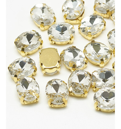 14mm - Strass à coudre - goutte