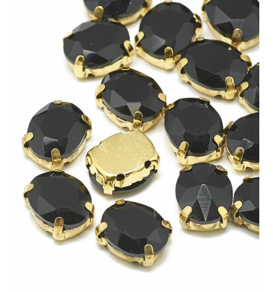 14mm - Strass à coudre - goutte