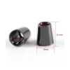 Bague réglable avec anneau plaquée argent 10 microns