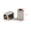 Bague réglable avec anneau plaquée argent 10 microns