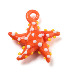 Pendentif oeil articulé + zircon vert