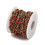 Chaine cerises rouges - acier inoxydable (10 cm)