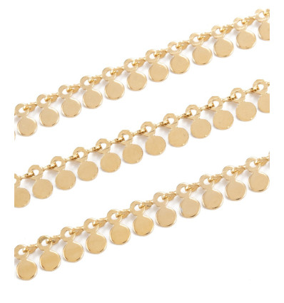 Chaine petites médailles (10cm)