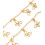 Chaine papillons - acier inoxydable (10 cm)