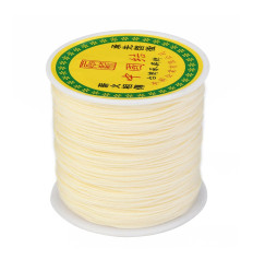 Fil de jade/nylon tressé - rose pâle