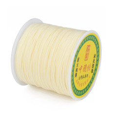 Fil de jade/nylon tressé - rose pâle